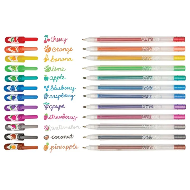 Yummy Yummy Scented Glitter Gel Pens from OOLY