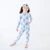 Dreamiere Something Blue Bamboo Viscose Two Piece Pajamas Set