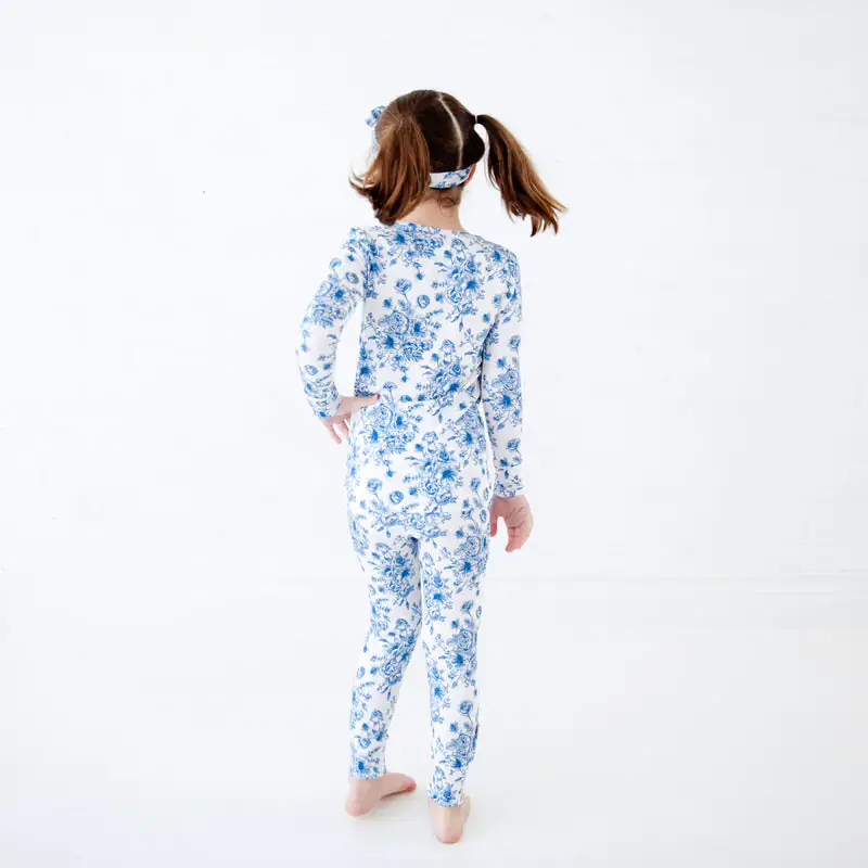 Something Blue Bamboo Viscose Two Piece Pajamas Set