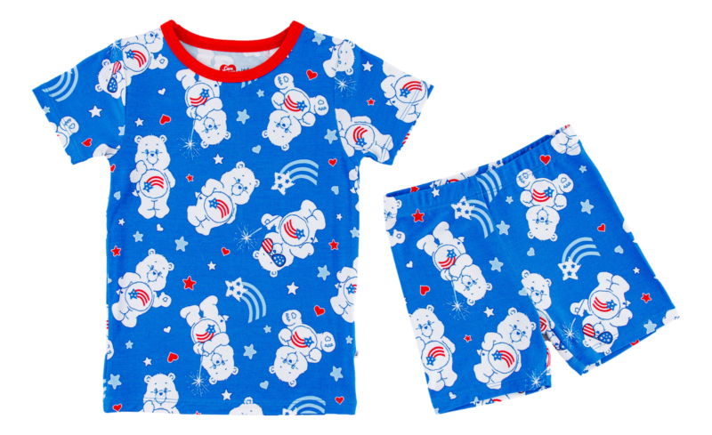 Birdie Bean Care Bears America Cares Bamboo Viscose 2-Piece Pajamas