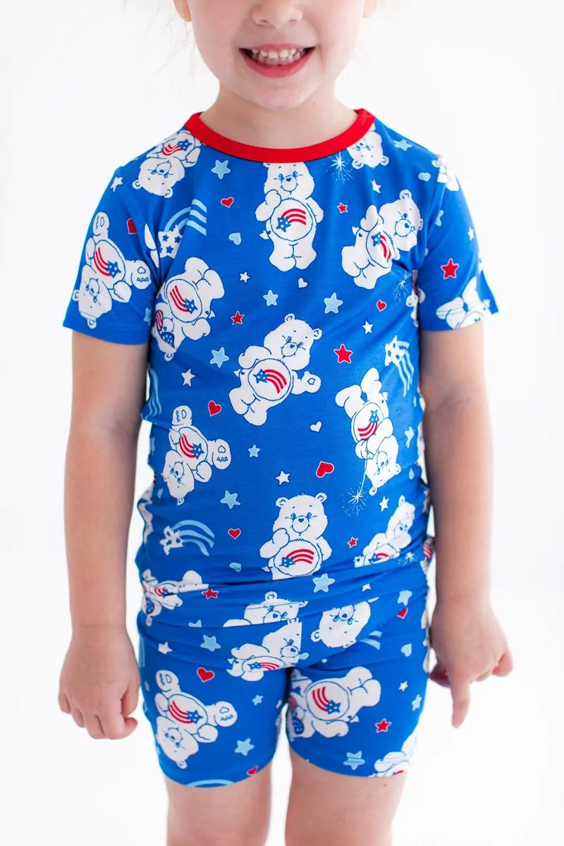 Birdie Bean Care Bears America Cares Bamboo Viscose 2-Piece Pajamas