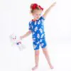 Birdie Bean Care Bears America Cares Bamboo Viscose 2-Piece Pajamas