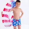 Birdie Bean Care Bears America Cares Swim Shorties