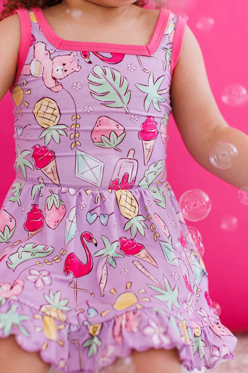 Care Bears Baby We Love Summer Bamboo Viscose Birdie Dress from