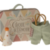 Maileg Clown Clothes in Suitcase for Little Brother Mouse