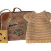 Maileg Knitted Dress and Bag in Suitcase for Big Sister Mouse