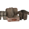 Pants and Tie in Suitcase for Grandpa Mouse