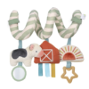 Itzy Bitzy Farm Spiral Car Seat Activity Toy from Itzy Ritzy