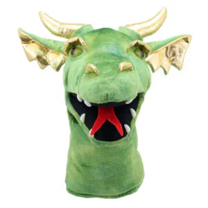 The Puppet Company Green Dragon Head Hand Puppet