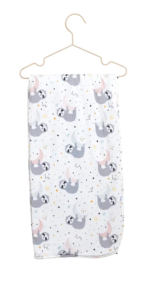 Georgie Sloth Reversible Blanket made by Stone and Rose