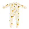 Kyte BABY Zippered Footie in Lemon