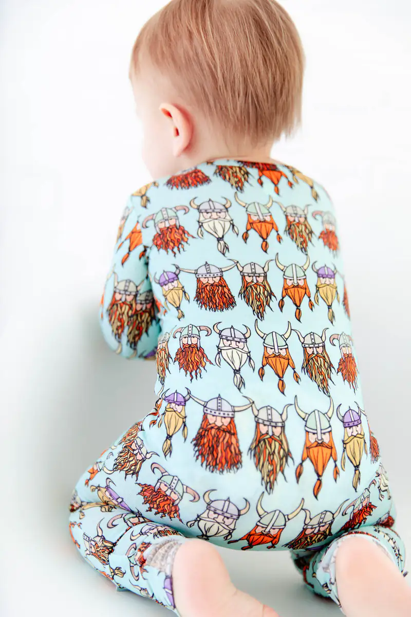 Nordic Dreams Bamboo Viscose Convertible Footie from Dreamiere