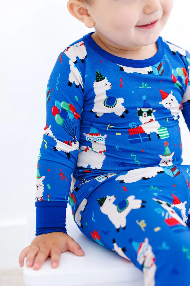 Landon Bamboo Viscose Long Sleeve 2-Piece Pajamas from Birdie Bean