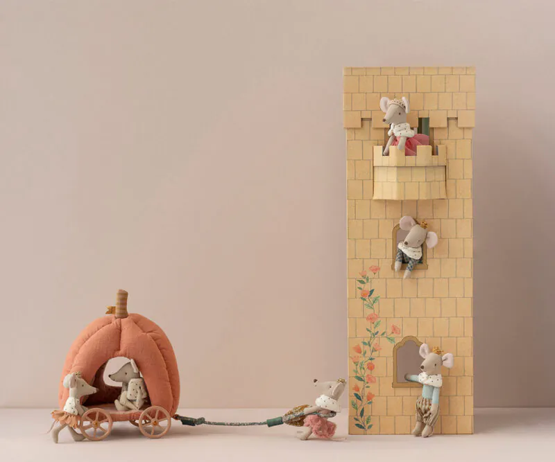 Maileg Pumpkin Carriage For Mouse Toys