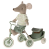 Big Brother Tricycle Mouse In Mint from Maileg