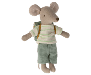 Maileg Big Brother Tricycle Mouse In Mint