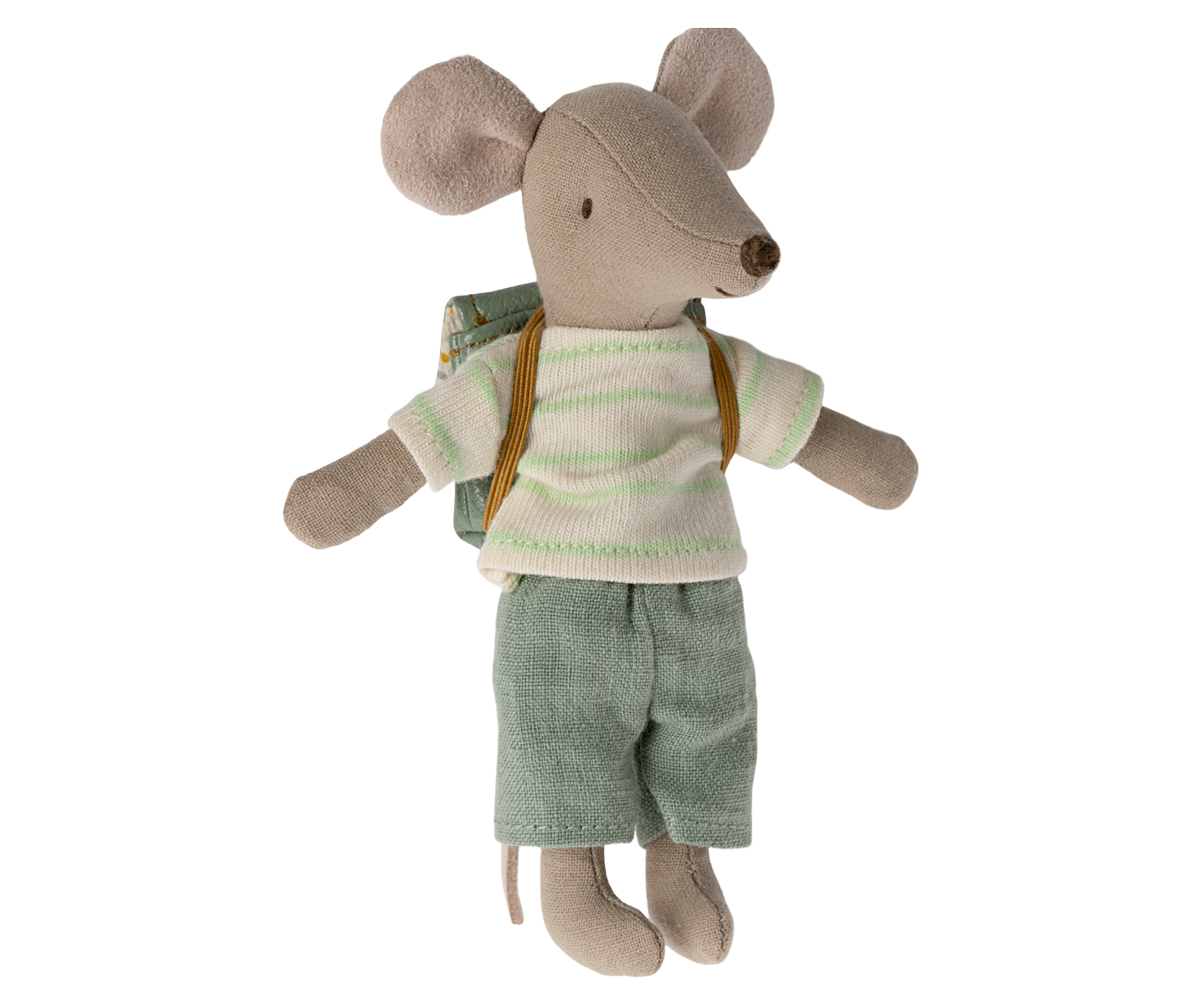 Maileg Big Brother Tricycle Mouse In Mint