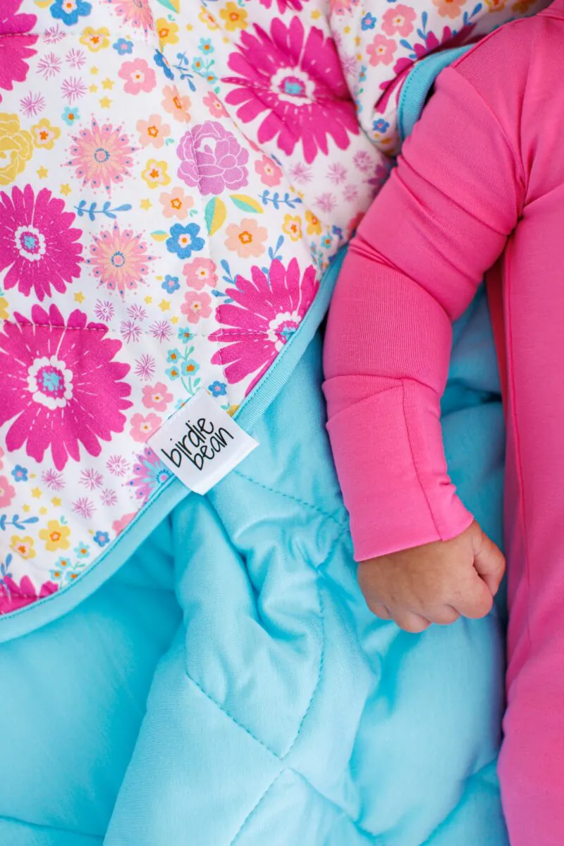 Jasmin Bamboo Viscose Toddler Birdie Quilt from Birdie Bean