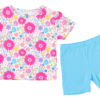 Jasmin Bamboo Viscose Oversized T-Shirt And Short Set available at Blossom