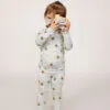 Butterscotch Babies Bees Bamboo Viscose Two-Piece Pajama Set