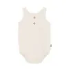 Henley Tank Bubble Romper in Oat from Kyte BABY