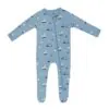 Zippered Footie in Vintage Boats from Kyte BABY