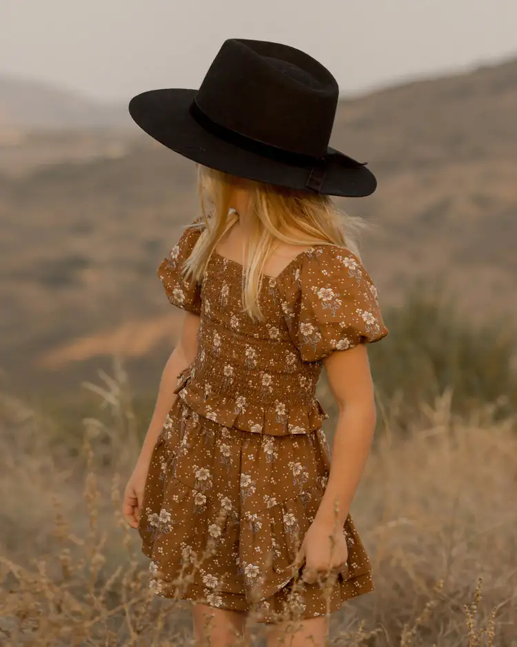 Trixie Top In Autumn Rose from Rylee & Cru