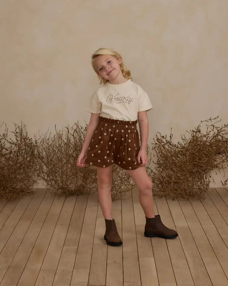 Boxy Tee In Howdy from Rylee & Cru