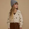 Boxy Crop Cardigan In Flowers from Rylee & Cru