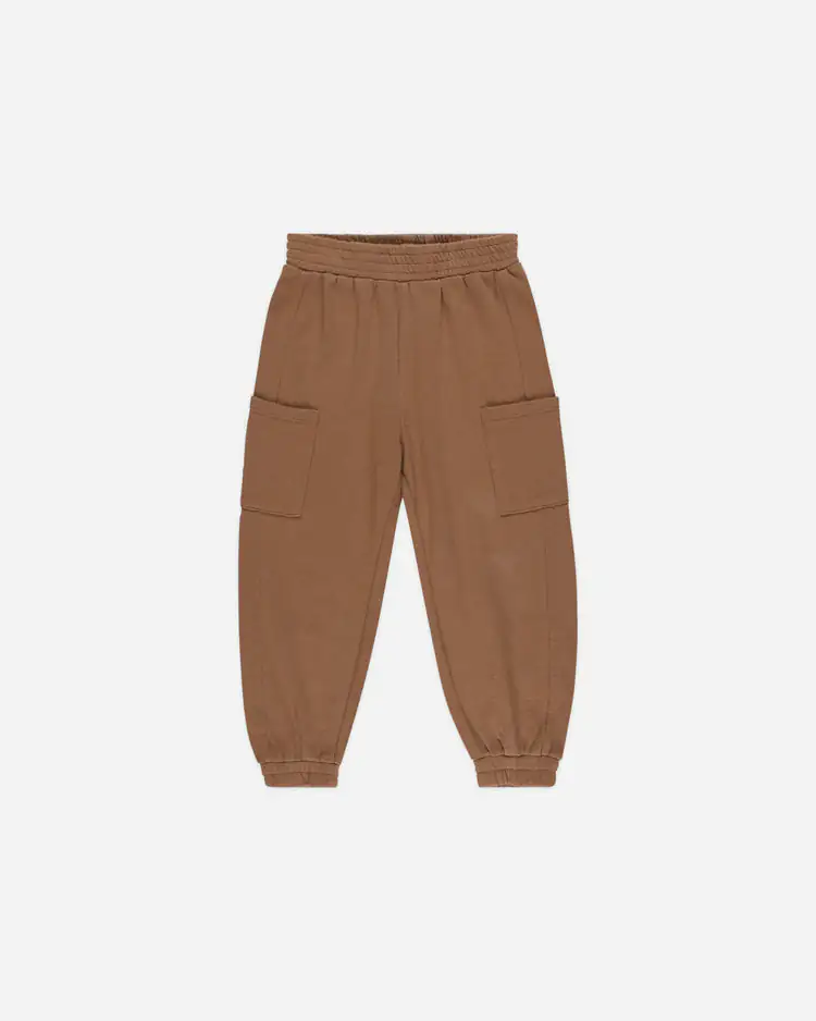 Rylee & Cru Cargo Jogger In Saddle