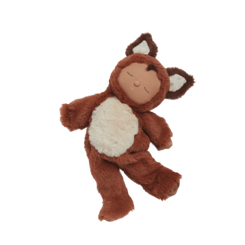 Cozy Dinkums Finnley Fox in Rust made by Olli Ella