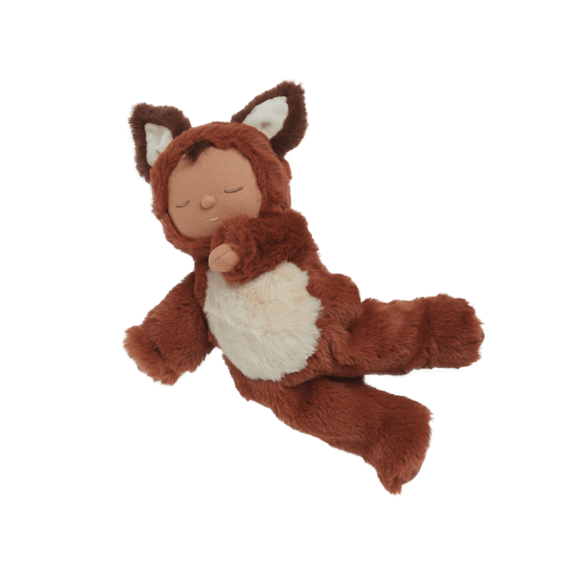 Olli Ella Cozy Dinkums Finnley Fox in Rust Toys
