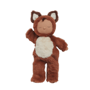 Olli Ella Cozy Dinkums Finnley Fox in Rust
