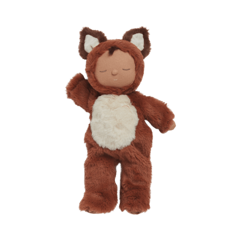 Olli Ella Cozy Dinkums Finnley Fox in Rust