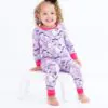 Birdie Bean Carrie Bamboo Viscose 2-Piece Glow-In-The-Dark Pajamas