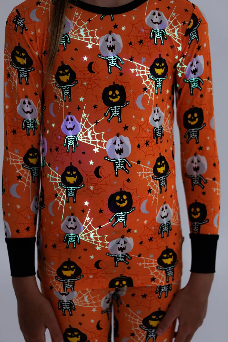Michael Bamboo Viscose 2-Piece Glow-In-The-Dark Pajamas available at Blossom
