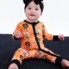 Birdie Bean Michael Glow-In-The-Dark Bamboo Viscose Convertible Romper