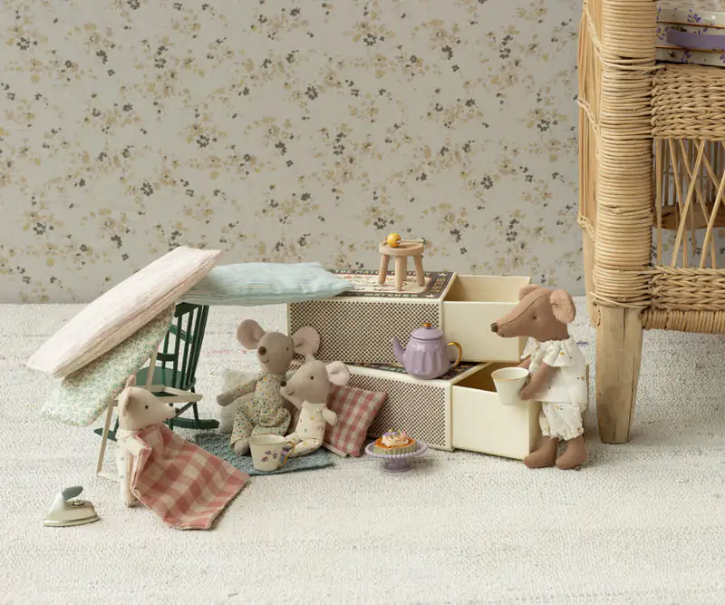 Twins Baby Mice in Matchbox from Maileg