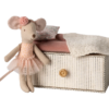 Maileg Little Sister Dance Mouse in Daybed