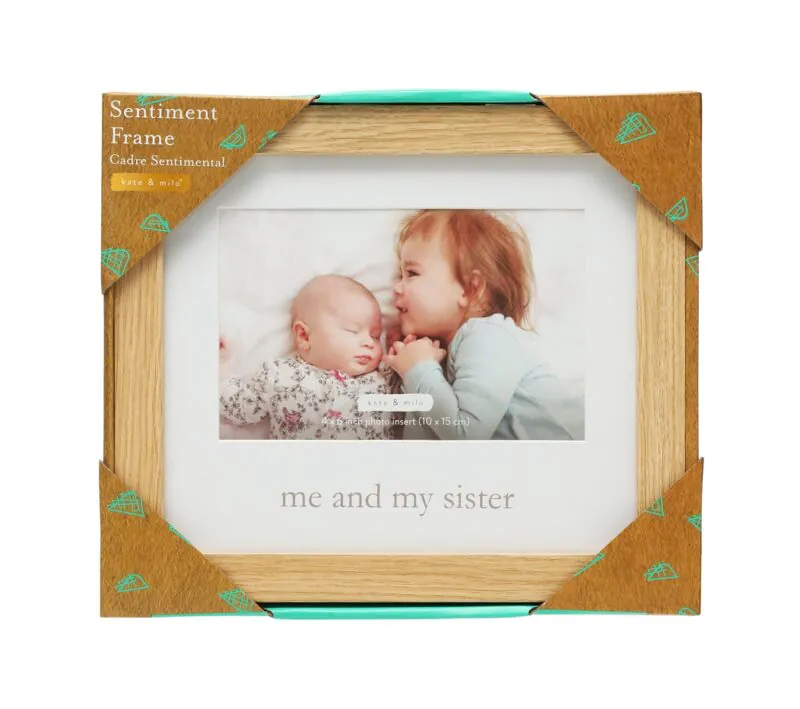 Me & My Sister Picture Frame made by Kate & Milo