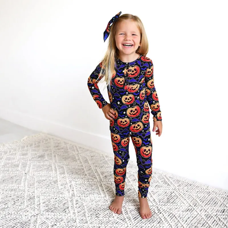 Gigi and Max Edward Glow in the Dark  Bamboo Viscose Pajama Set