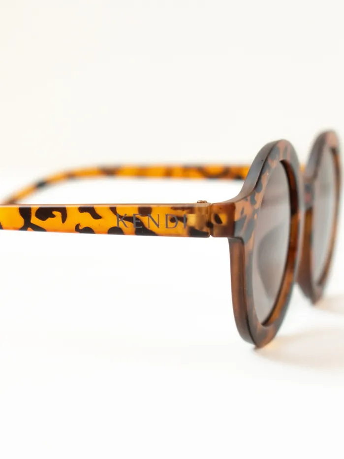 KENDI Baby Round Sunnies in Tortoise from Colored Organics