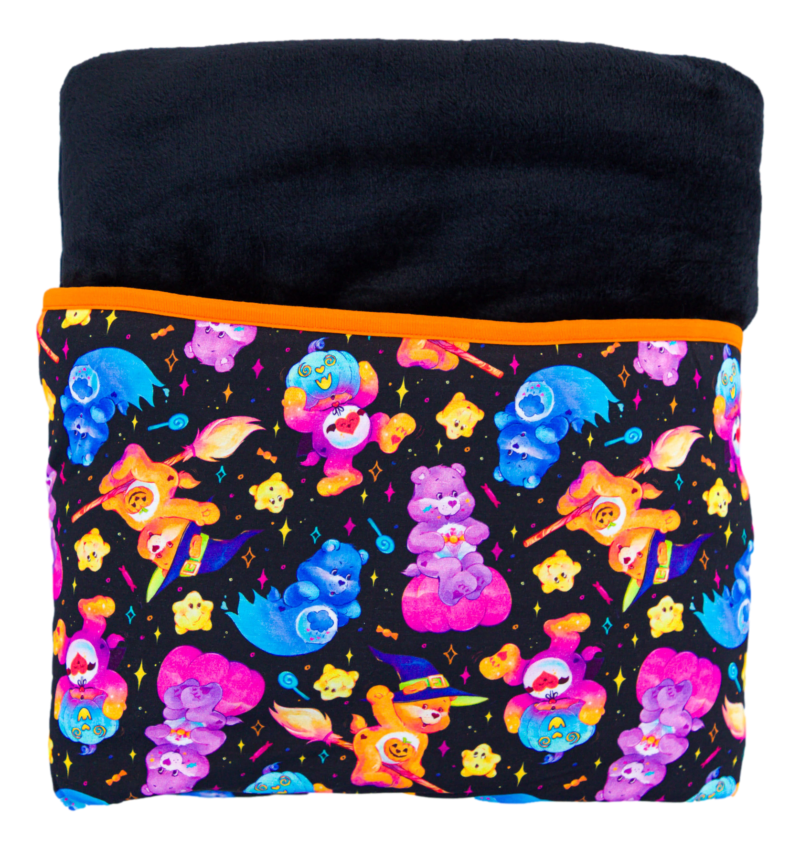 Birdie Bean Care Bears Spooky Cute Bamboo Viscose Plush Toddler Birdie Blanket