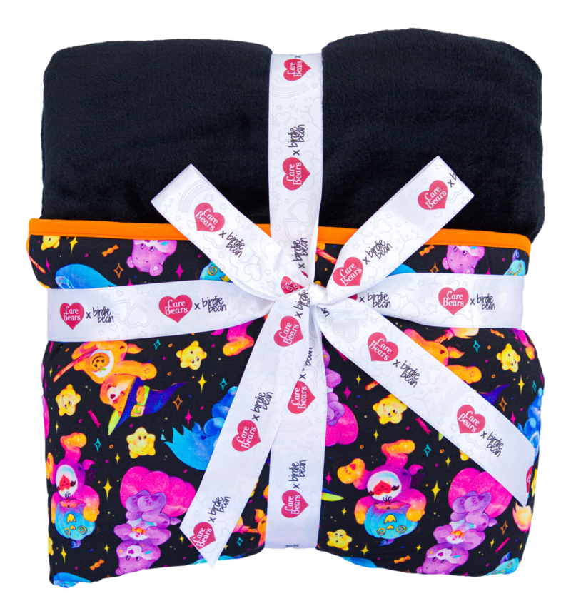 Birdie Bean Care Bears Spooky Cute Bamboo Viscose Plush Toddler Birdie Blanket