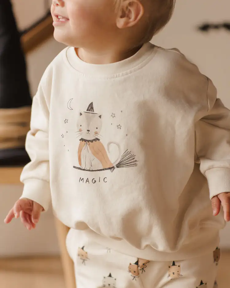 Relaxed Fleece Sweatshirt In Magic