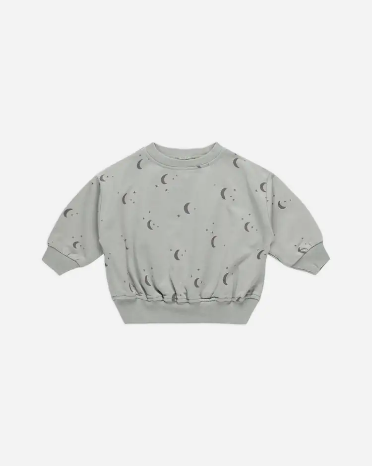 Relaxed Sweatshirt In Moons from Quincy Mae