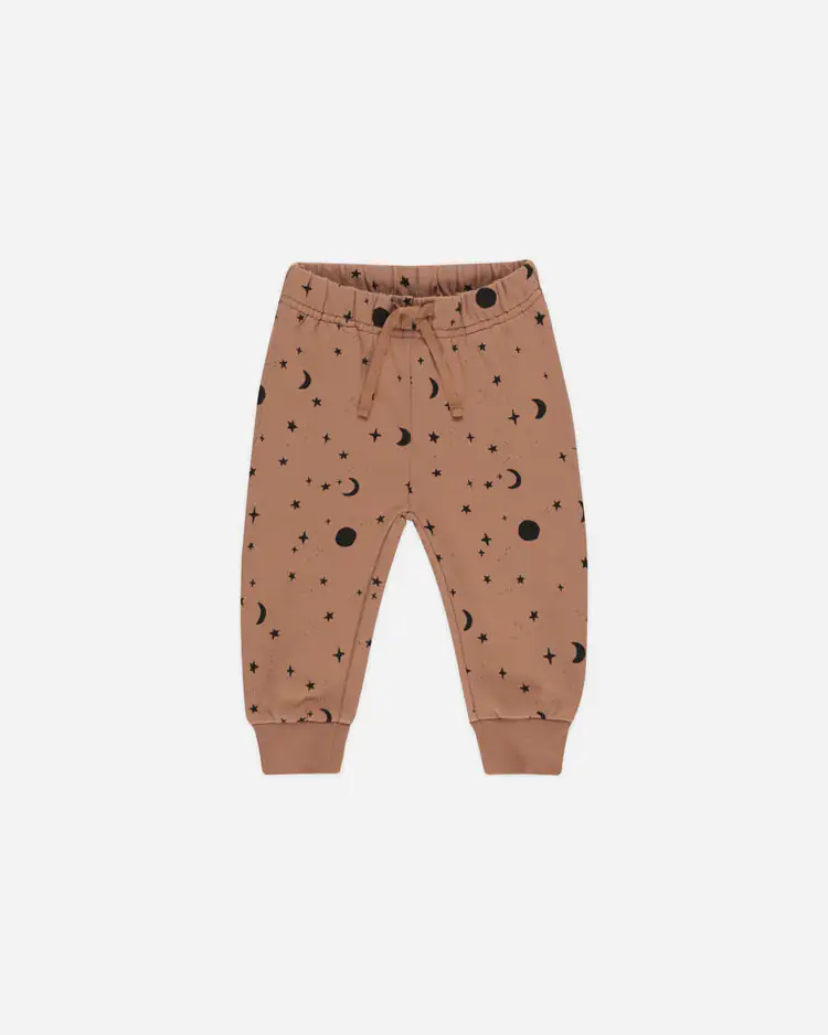 Relaxed Fleece Sweatpant In Night Sky from Quincy Mae