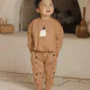 Quincy Mae Relaxed Fleece Sweatshirt In Boo