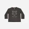 Raw Edge Long Sleeve Tee In Wolf Pack from Rylee & Cru