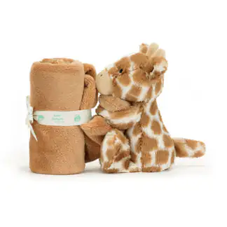 Bashful Giraffe Soother from Jellycat
